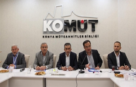 Konya Müteahhitler Birliği kuruldu!
