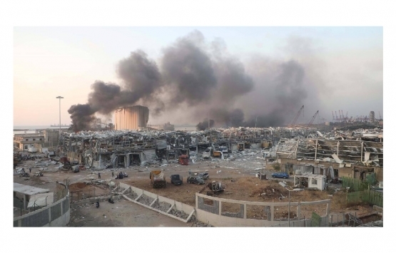 Beyrut'taki patlamanın bilançosu: Yeniden imar maliyeti 4.5 milyar dolar!