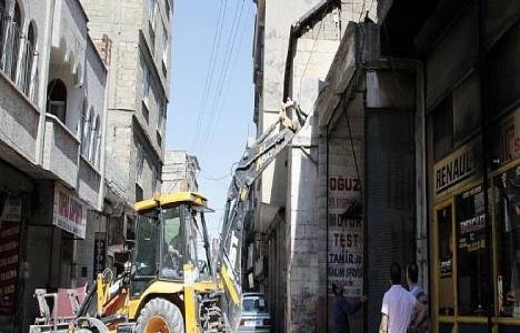 Şahinbey Eski Garajlar'da dükkan yıkımları başladı!