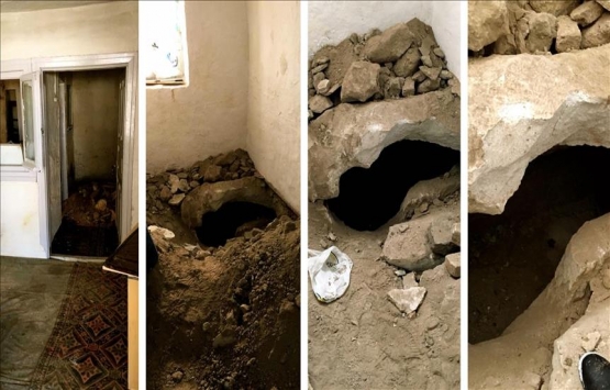 Eskişehir'de kiraladıkları evde define arayan şüpheliler aranıyor!