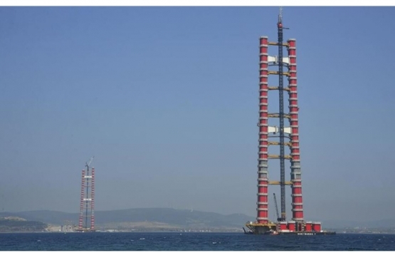 1915 Çanakkale Köprüsü nde ilk tabliye bloğun montajı yapıldı!