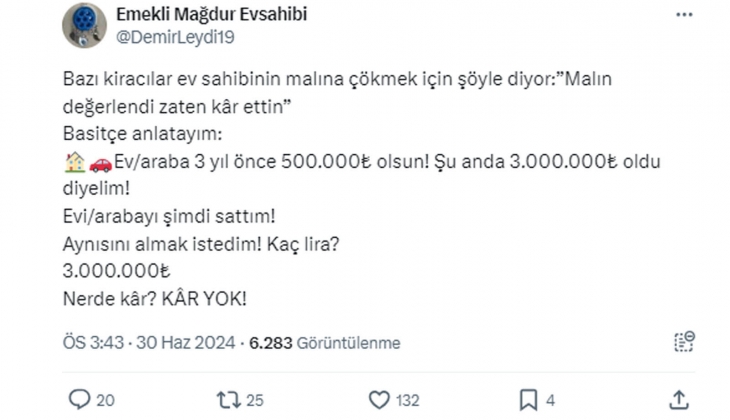 Ev sahipleri konutlardan kar elde etti mi? İşte o hesap! 