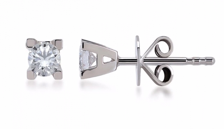 D Diamond dan pırlanta tektaş küpelere yüzde 40 indirim!