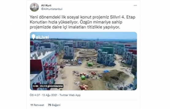 KİPTAŞ Silivri 4. Etap Konutları nda sevindiren gelişme!