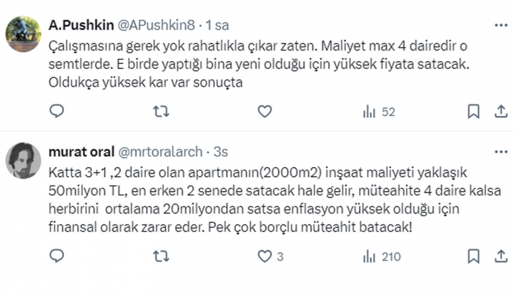 2023 ün başında, bir evin satış fiyatı ne kadardı, şu an ne kadar? Çimento sudan ucuz hesabı sosyal medyayı karıştırdı
