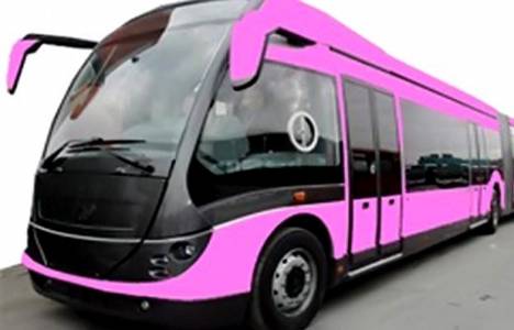 Pembe metrobüs eylemi yapıldı!