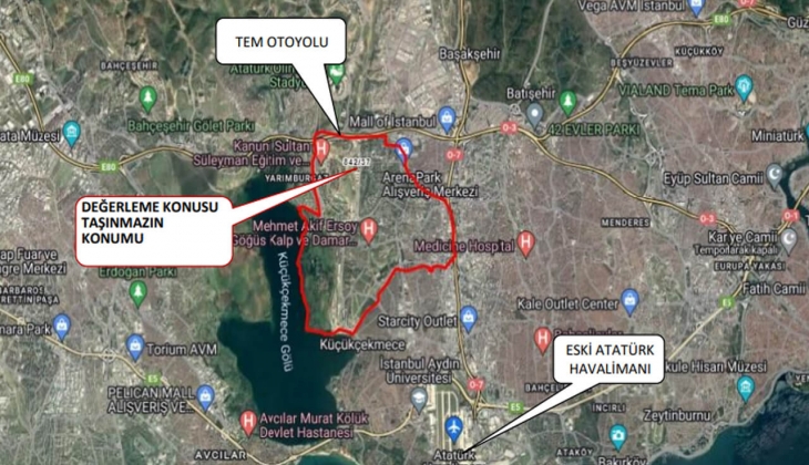 Kiler GYO Halkalı arsasının değeri belli oldu! 