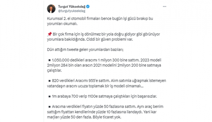 İkinci el otomobil alıp satarken galericiler mi, kurumsallar mı iyi?