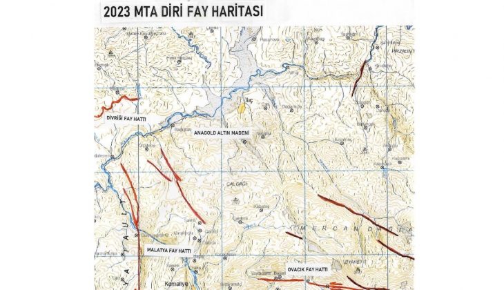 Deniz Yavuzyılmaz: Erzincan İliç’teki Anagold madeninin tam altındaki fay hattı haritadan silinmiş!