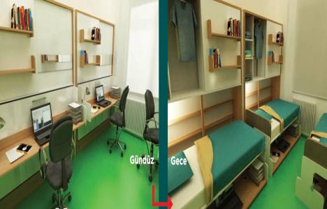 Gaysan öğrenciler için özel mobilya tasarımları üretti!