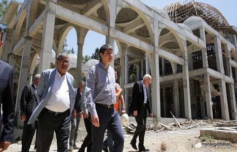 Menderes Türel, Manavgat ve Serik'teki yatırımları denetledi!