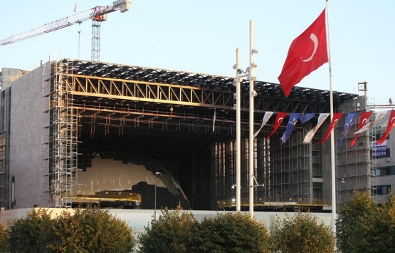 Yeni AKM de iskele söküm işlemleri başladı!