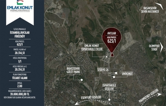 Emlak Konut GYO nun 2 dev arsasına rekor teklif!