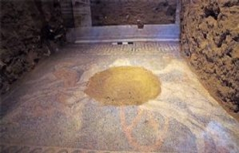 Amphipolis mezarlığında dev mozaik bulundu!
