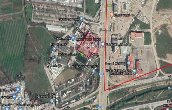 Bursa Osmangazi'de 16 milyon TL'ye icradan satılık arsa!