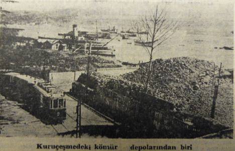 1947 yılında Kuruçeşme ye 370 metre uzunluğunda kömür deposu yapılacakmış!