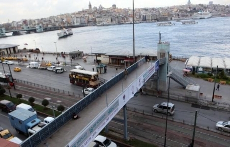 Sirkeci Yaya Üstgeçidi'ni kaldırma çalışmaları başladı!