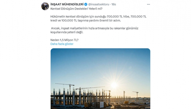 Yarısı Bizden başladığında 1.5 milyon TL olan evin maliyeti, şimdi 2.5 milyon TL! Dönüşüm destekleri yeterli mi?