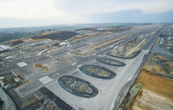 3. havalimanı havadan görüntülendi! 