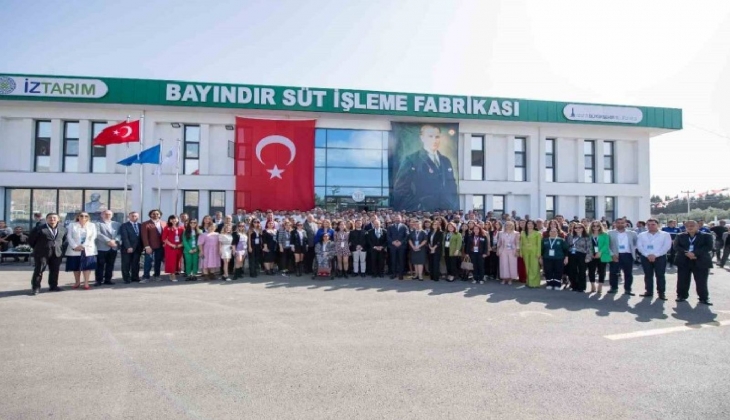 100. Yıl Bayındır Süt İşleme Fabrikası günde 100 ton süt işleyecek