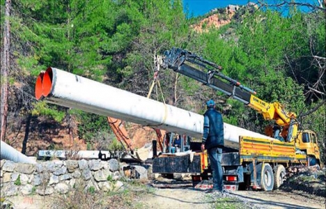 Antalya Finike kapalı kanal sulama tesisi yüzde 50 tamamlandı!