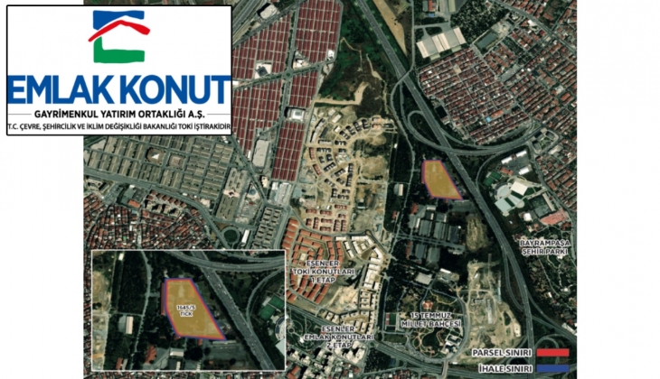 Emlak Konut GYO İstanbul Esenler Atışalanı 4. Etap ihalesine 4.7 milyarlık teklif!