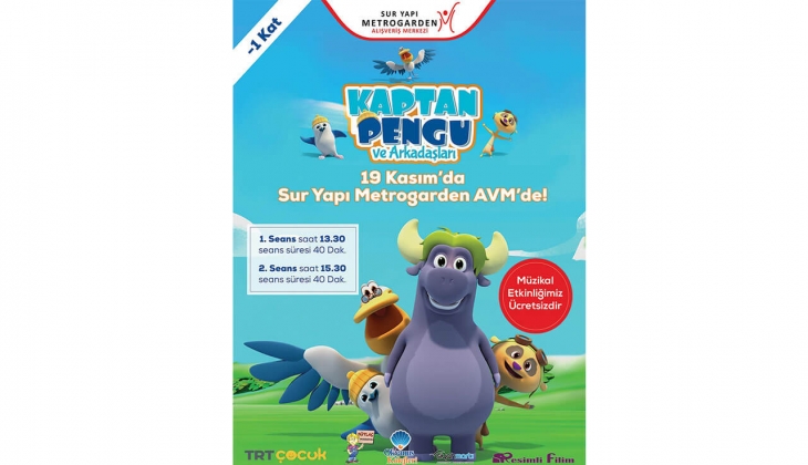 Sur Yapı Metrogarden AVM de ara tatil etkinlikleri başlıyor! Ücretsiz eğlence fırsatını kaçırmayın!