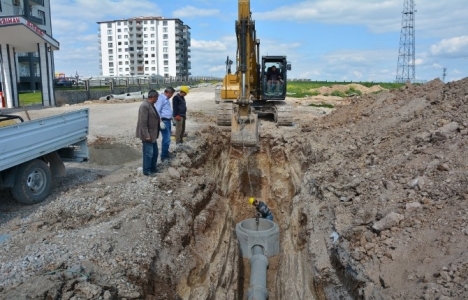  Erzurum'da altyapı yatırımları sürüyor!