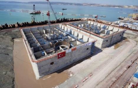 İzmit Körfez Geçişi Asma Köprüsü'nün inşaatı hızla ilerliyor!