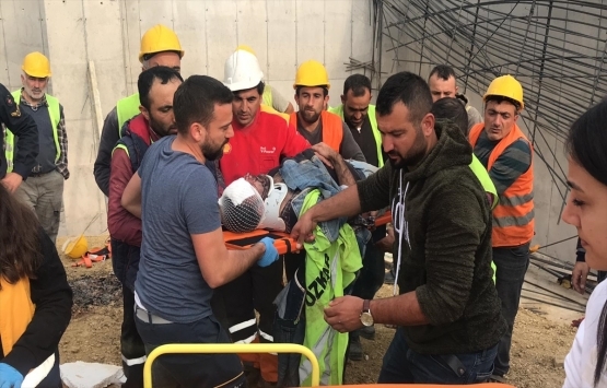Kuzey Marmara Otoyolu inşaatı iş kazasında 4 işçi yaralandı!