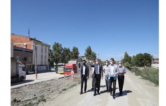 Bursa Kanal İnegöl de istinat duvarı çalışmaları tamamlandı!