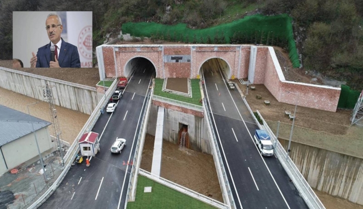 Bakan Uraloğlu açıkladı! Yeni Zigana Tüneli'nden 1 yılda 1 milyon 770 bin araç geçti...
