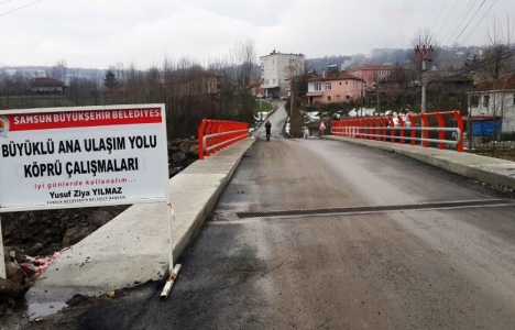 Samsun Büyüklü Köprüsü yenilendi!