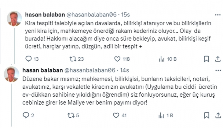Kira tespit davalarındaki giderler yüzbinleri buluyor: Mülk sahipleri hayal kırıklığı yaşıyor, patron kiracılar mutlu!
