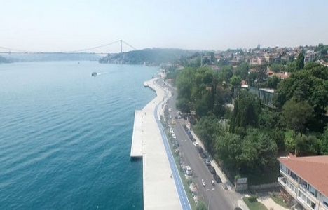 Emirgan Sahil Yolu inşaatında sona gelindi!