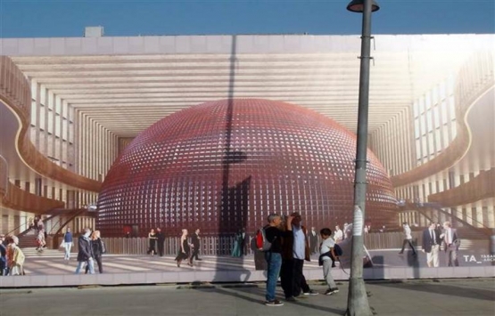 AKM nin ön cephesi tamamen yıkıldı!