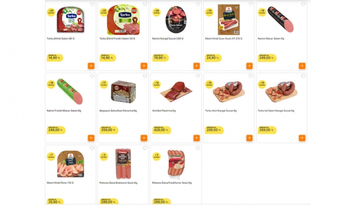 Migros ta et ürünlerinde yüzde 55 e varan indirim! Sucuk 80, hindi fıstıklı salam 20 TL! 21 Şubat 2023 fiyat listesi...