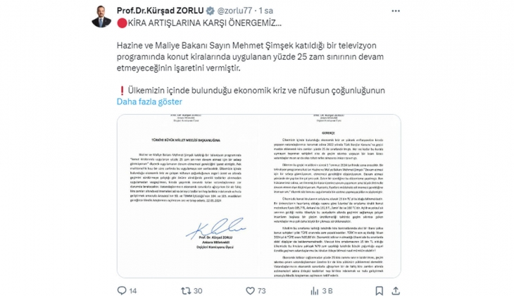 Ortalama ev kirası 15 bin TL yi buldu! İYİ Parti den Meclis e kira artışlarına karşı araştırma önergesi gitti!
