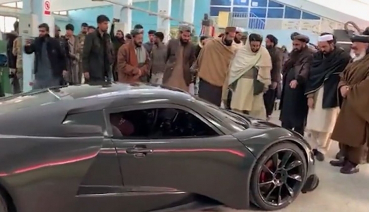 Dünya şokta! Taliban kendi yerli ve milli süper lüks spor otomobilini üretti! 