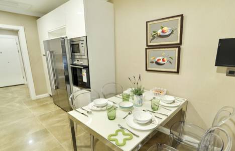 Vadistanbul projesinin örnek dairesinden ilk görüntüler!