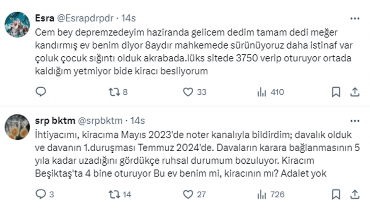 Ev sahipleri, kiracıların yüzde 25 gaspından kurtulmak için senelerce adliyelerde sürünüyor!