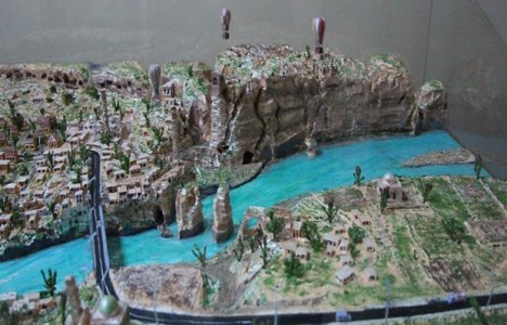 Hasankeyf strafor malzemesiyle maketleştirildi!