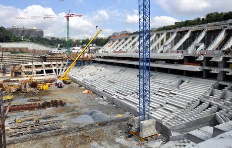 Vodafone Arena inşaatı son durum fotoğrafları!