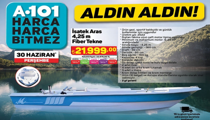  A101’de bu hafta neler var? 30 Haziran Perşembe A101 kataloğu yayınlandı mı?