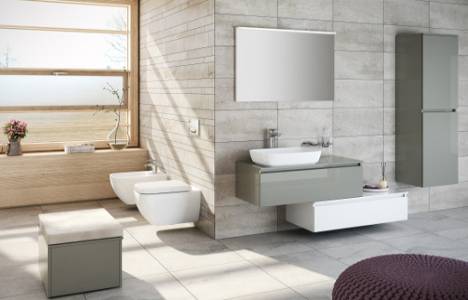 Vitra Shift+ banyo mobilyaları, banyoyu kişiselleştirme alternatifleri sunuyor!