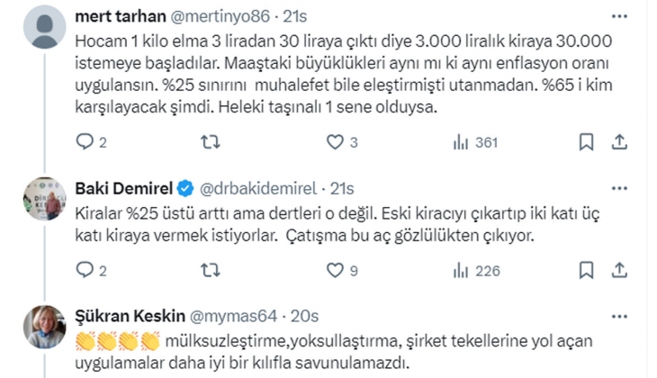 Doç. Dr. Baki Demirel: Barınma sorunu toplumsal krize dönüşürse, mülkiyet hakları sorgulanır!