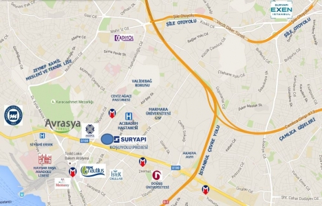 Kadıköy Sur Yapı Koşuyolu Evleri satış ofisi!