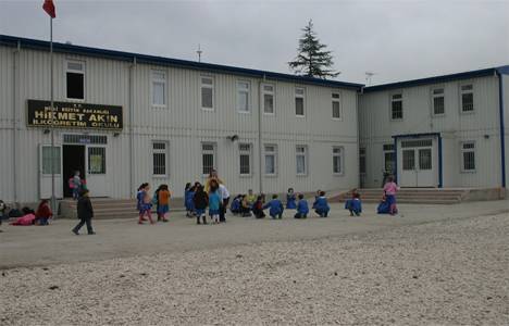 Akfen, Düzce'ye yaptırdığı prefabrik okulu betonarmeye dönüştürecek!