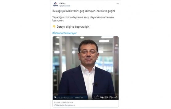 Ekrem İmamoğlu ndan kentsel dönüşüm çağrısı!