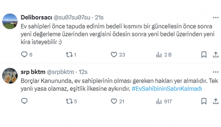 Yüzde 25 zam sınırı kaldırılınca ne olacak? Kira artışları yıllık asgari enflasyon oranında olması kanunlaştırılmalı!